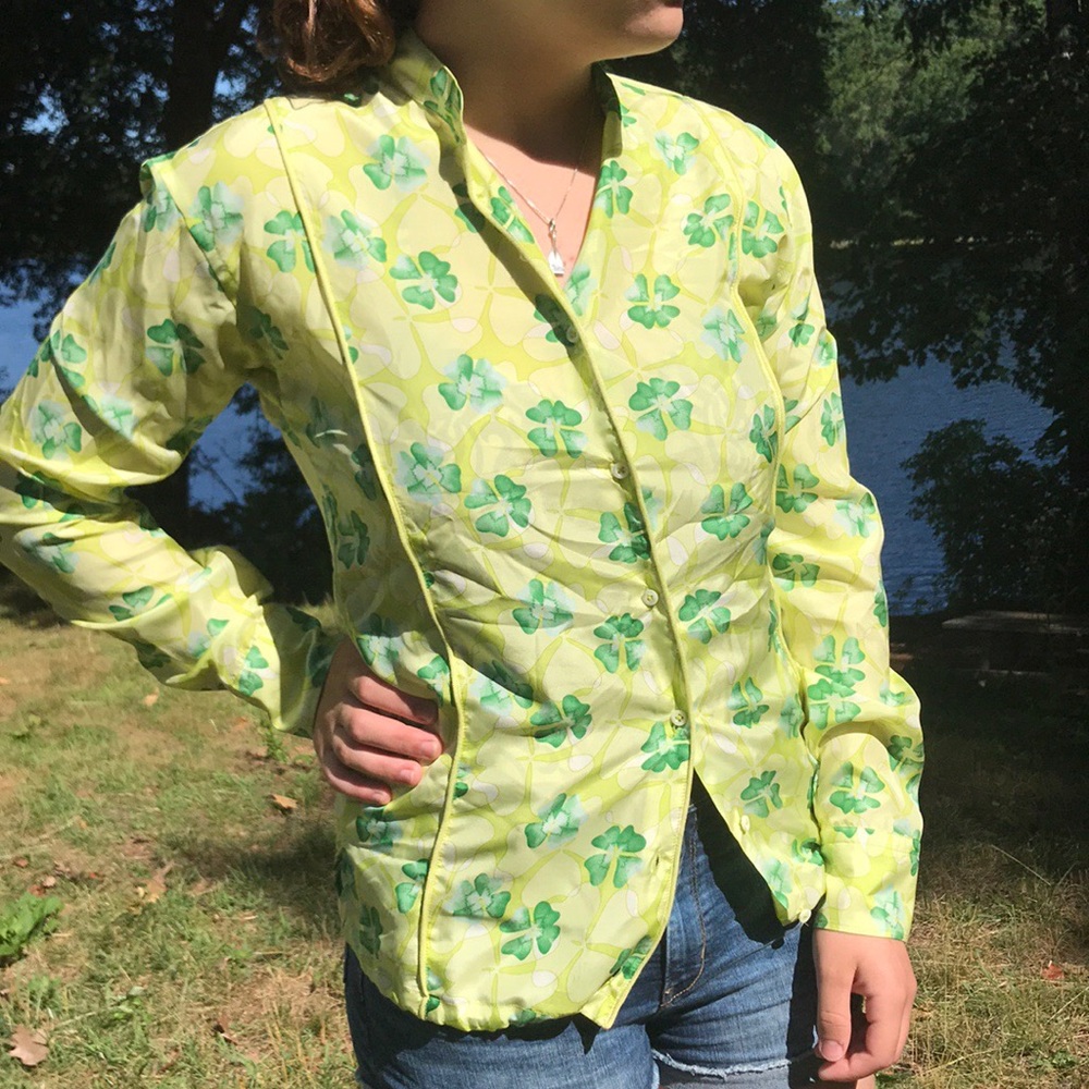Malo Long Sleeve Silk Top